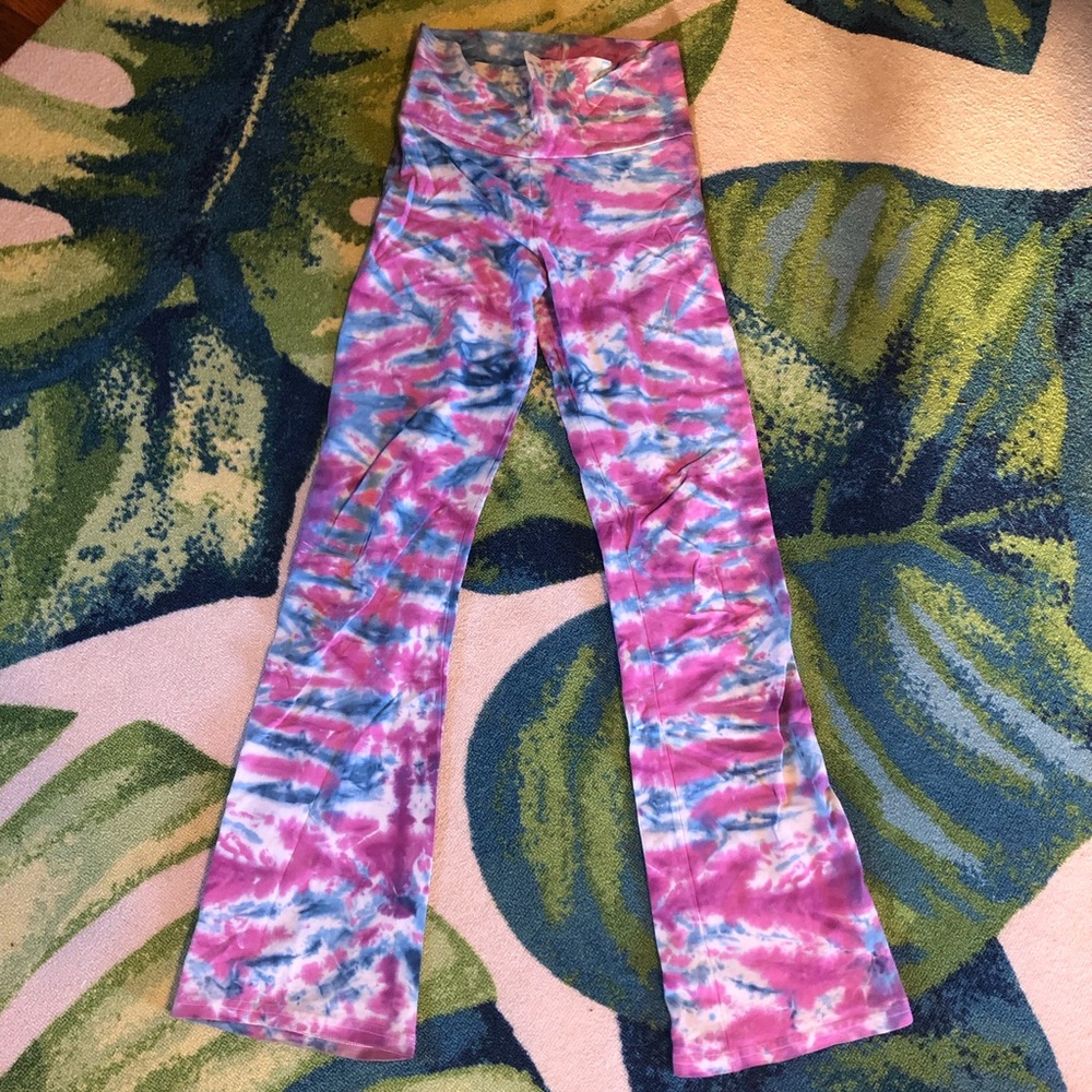 American apparel tie dye yoga pants